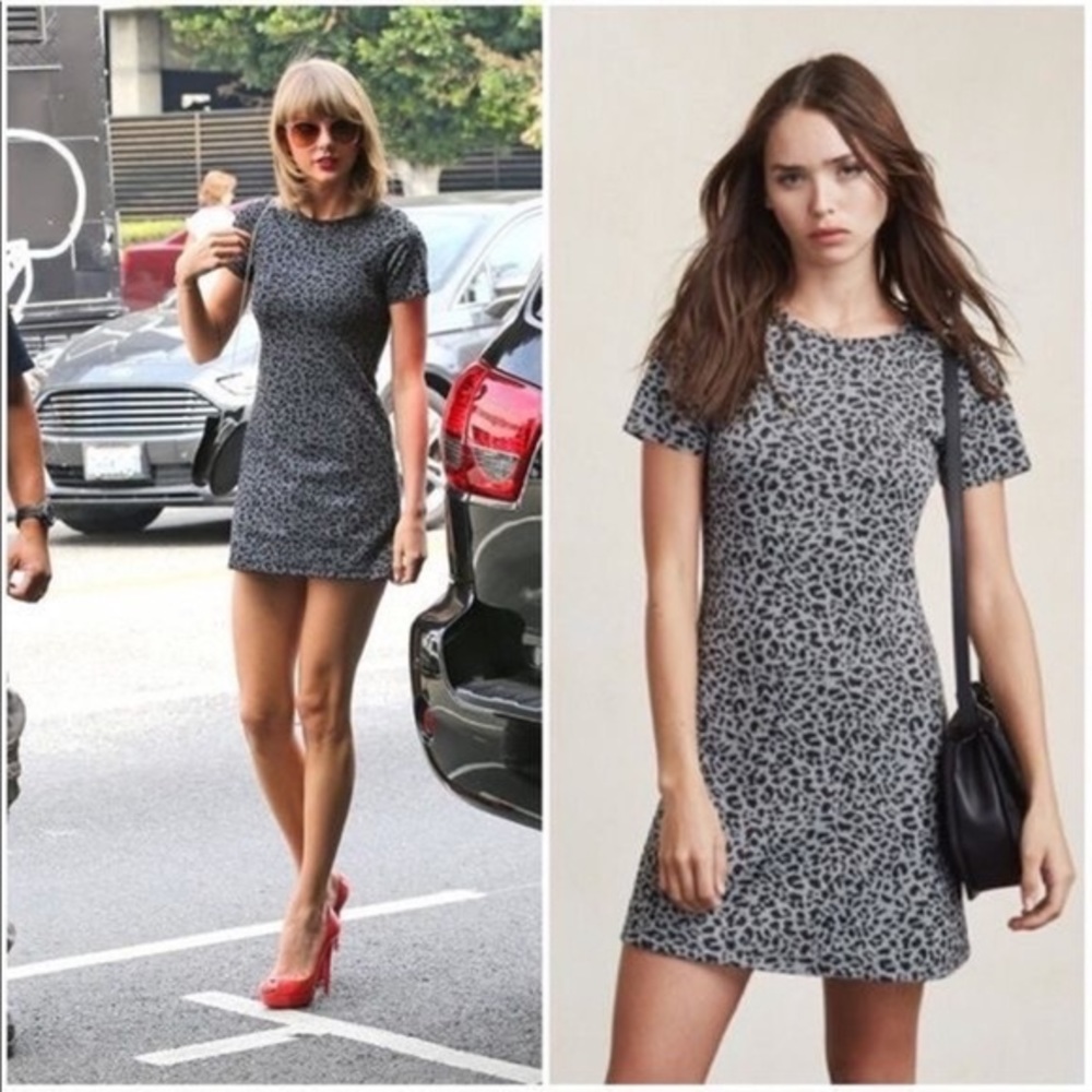 FOUND!!! Reformation “Mars” leopard dress GRAY